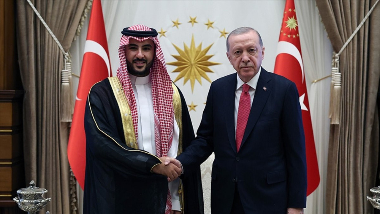Erdoğan Suudi Arabistan Savunma Bakanı Selman'ı kabul etti