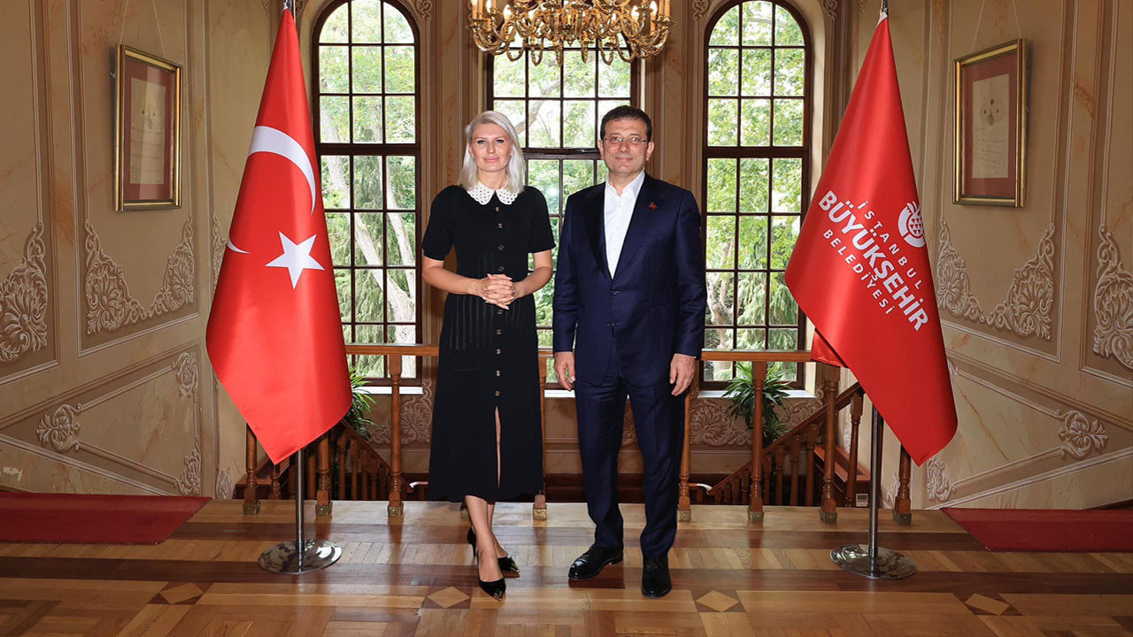 İmamoğlu ile Melek Mızrak Subaşı görüştü