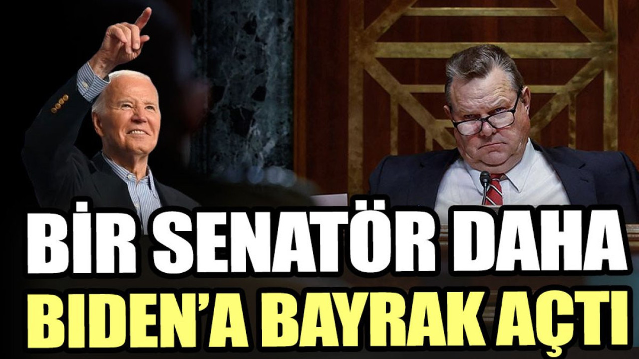 Bir senatör daha Biden’a bayrak açtı