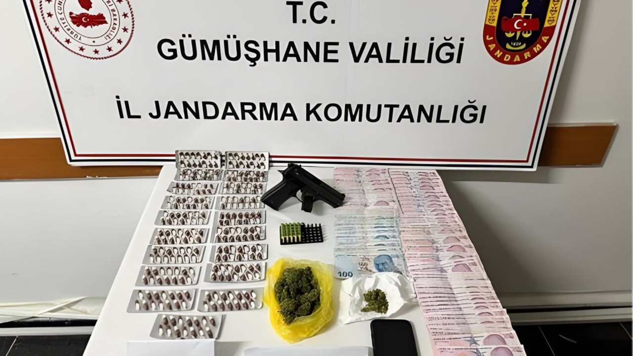 Gümüşhane’de uyuşturucu operasyonu: 1 tutuklama
