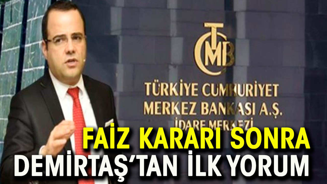 Faiz kararı sonra Özgür Demirtaş'tan ilk yorum