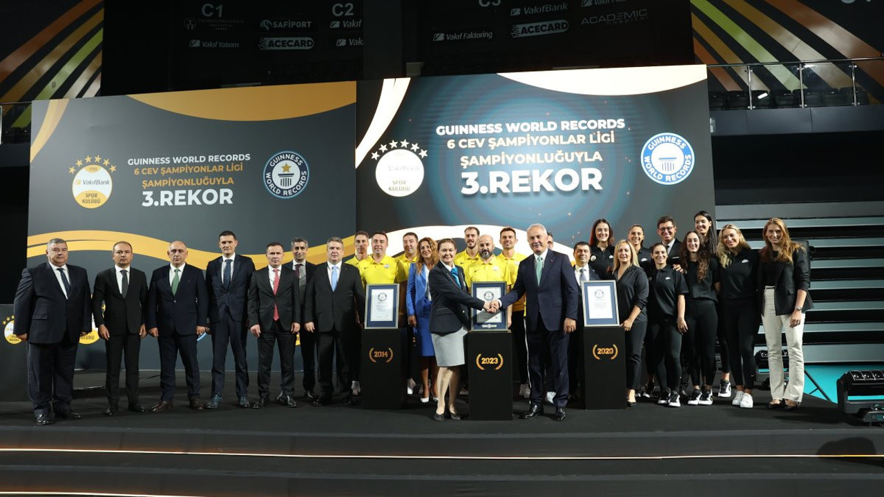 VakıfBank 3. kez Guinness Dünya Rekorları’na girdi