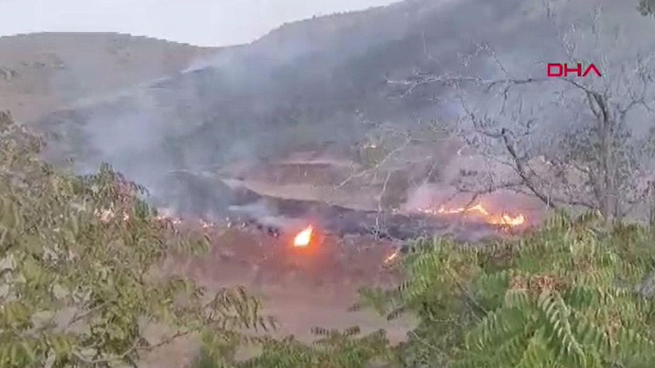 Elazığ’da örtü yangını (12 Eylül 2024)