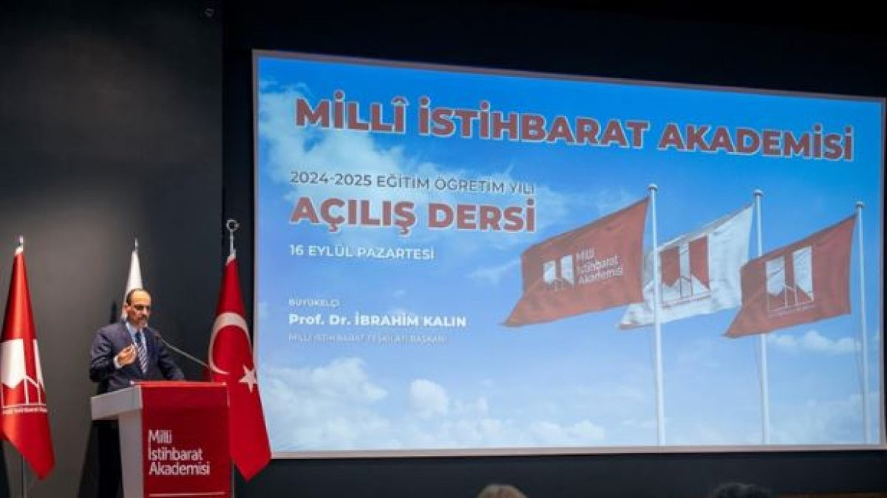 Milli İstihbarat Akademisi açıldı: İlk ders İbrahim Kalın'dan