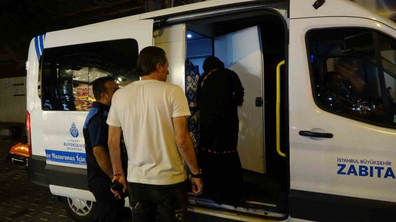 Taksim'de dilenci operasyonu (29 Eylül 2024)