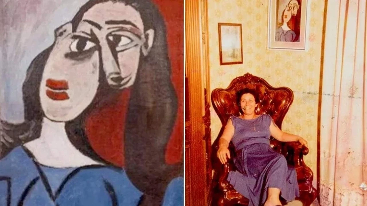 Hurdadan bulup evine astığı tablo ünlü ressam Picasso’nun çıktı! Değeri dudak uçuklatıyor