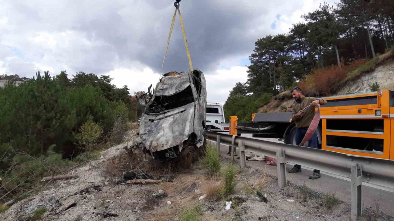 Bolu'da kazada yanarak hayatını kaybedenlerin kimlikleri belirlendi