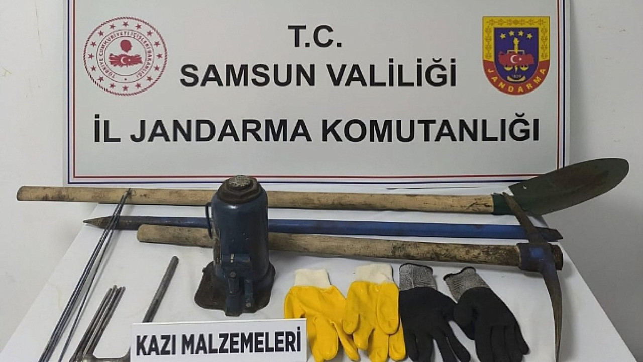 Samsun'da kaçak kazıya geçit yok