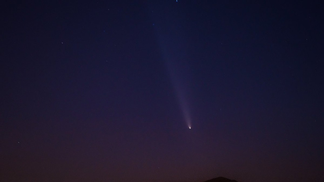 Son 13 yılın en parlak kuyruklu yıldızı! Bu görüntüler Niğde'den