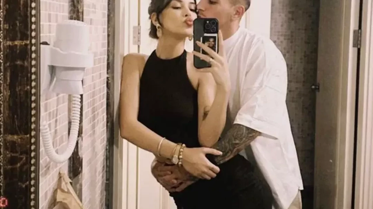 Galada aşka geldiler! Devrim Özkan ile Lucas Torreria'dan dudak dudağa poz