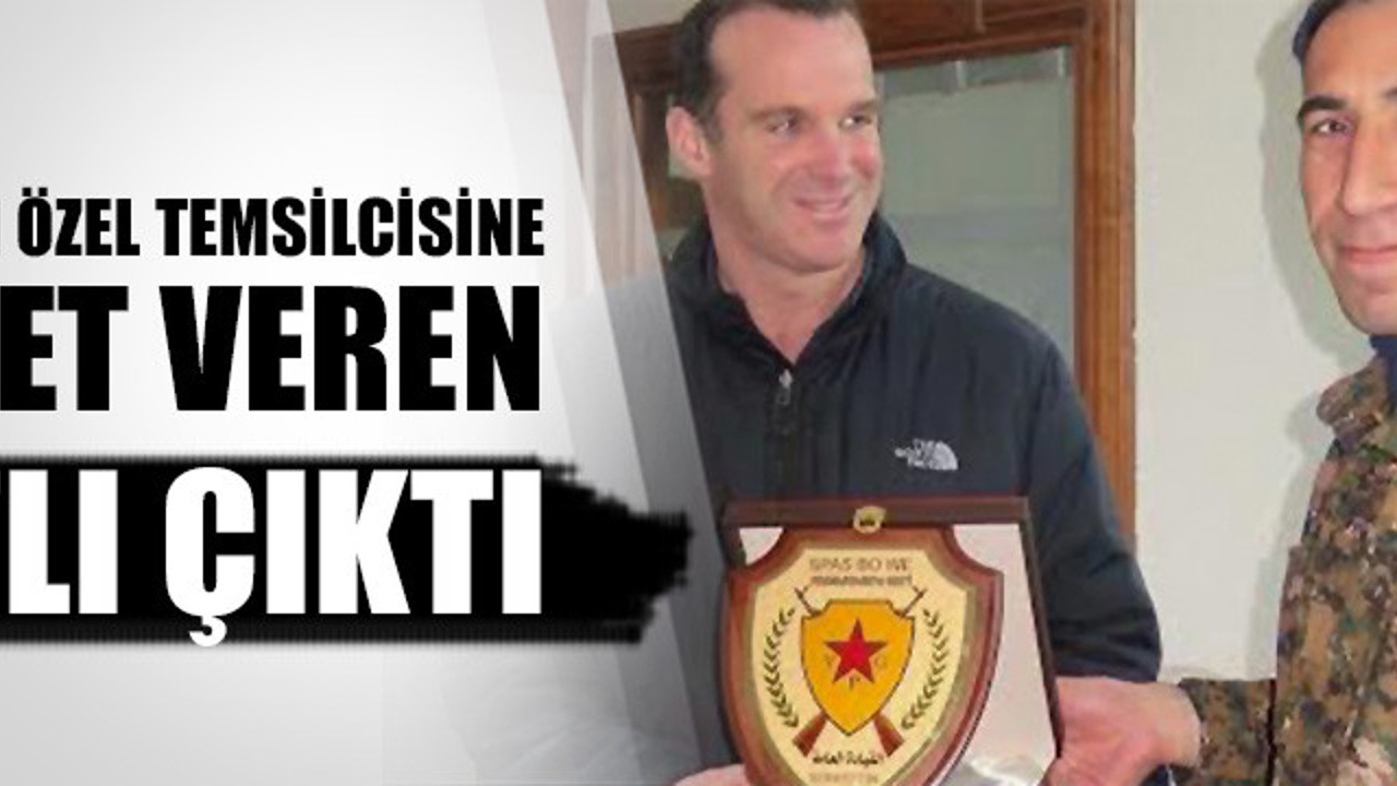 Obama'nın özel temsilcisine plaket veren PKK’lı çıktı