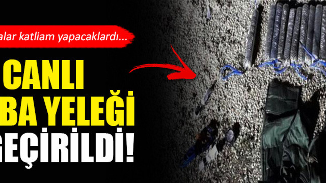 Sınırda 4 adet canlı bomba yeleği ele geçirildi
