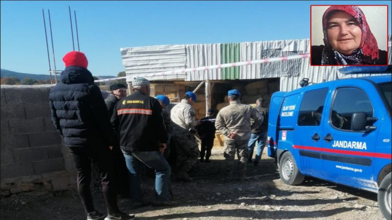 Gediz'de 3 haftadır kayıp olan kadın samanlıkta ölü bulundu