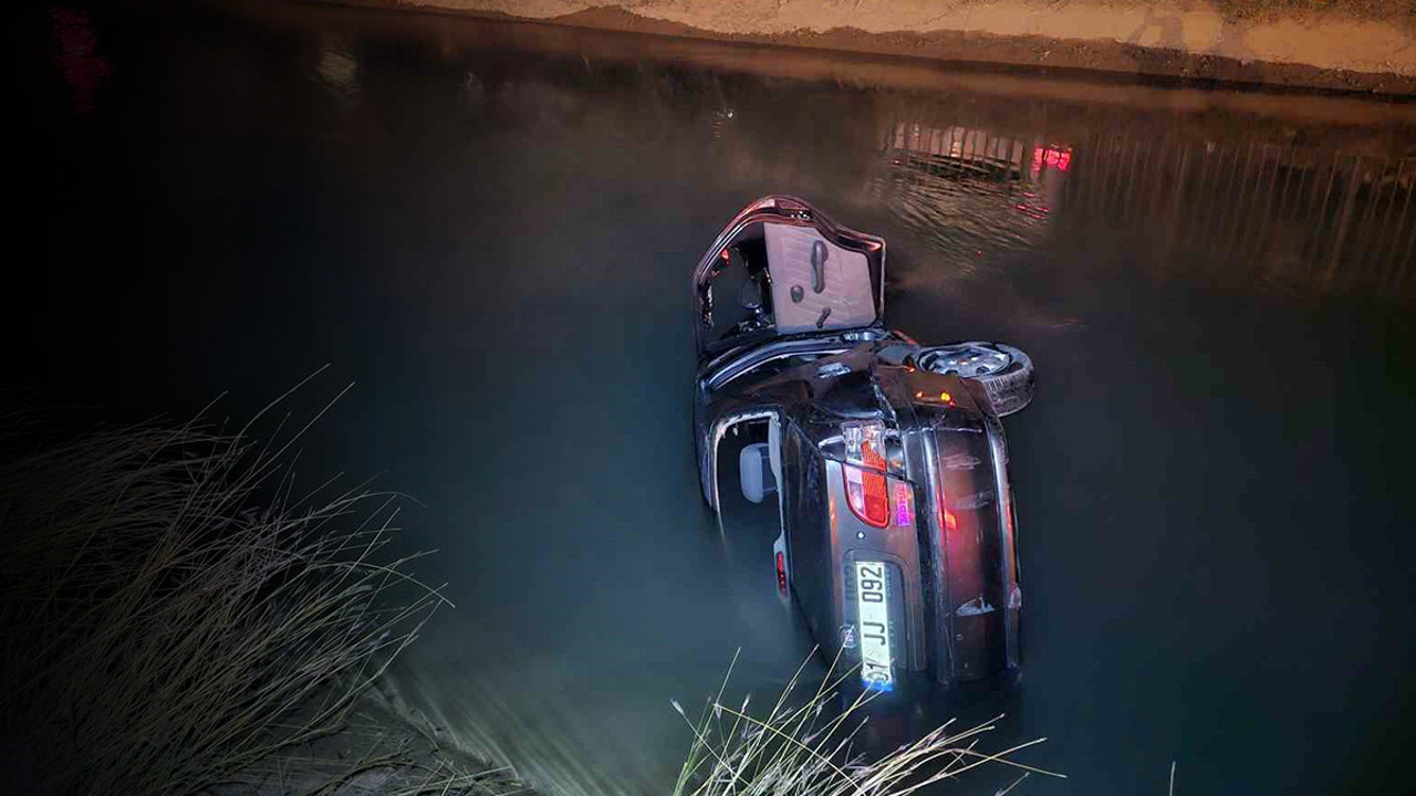 Sulama kanalına düştü: 4 yaralı