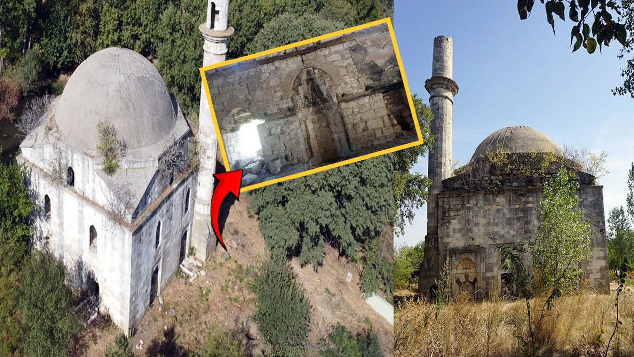 546 yıllık tek yalı camisi olma özelliği taşıyan caminin onarımına başlandı