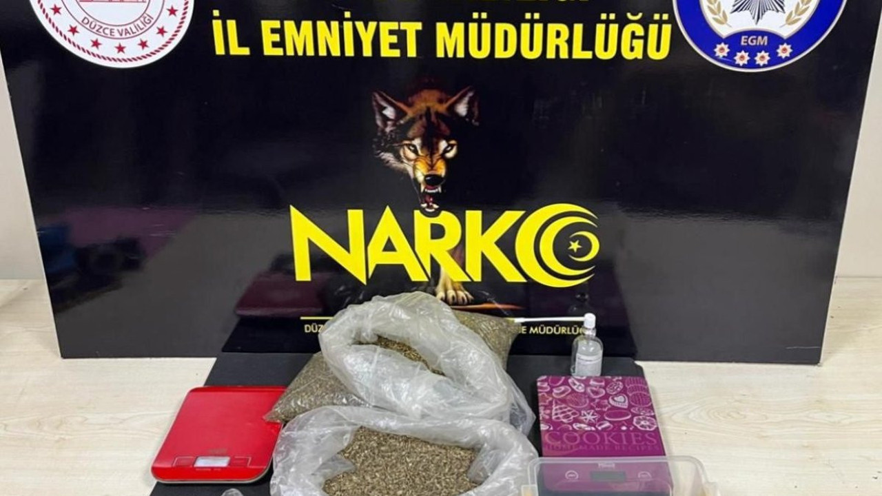 Düzce'de uyuşturucu operasyonu (13 Kasım 2024)