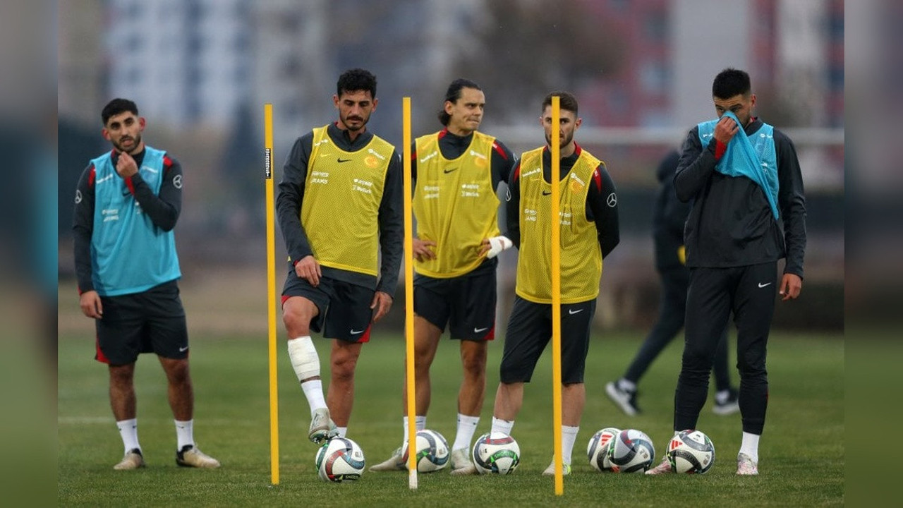 A Milli Takım Karadağ Maçına Hazırlanıyor