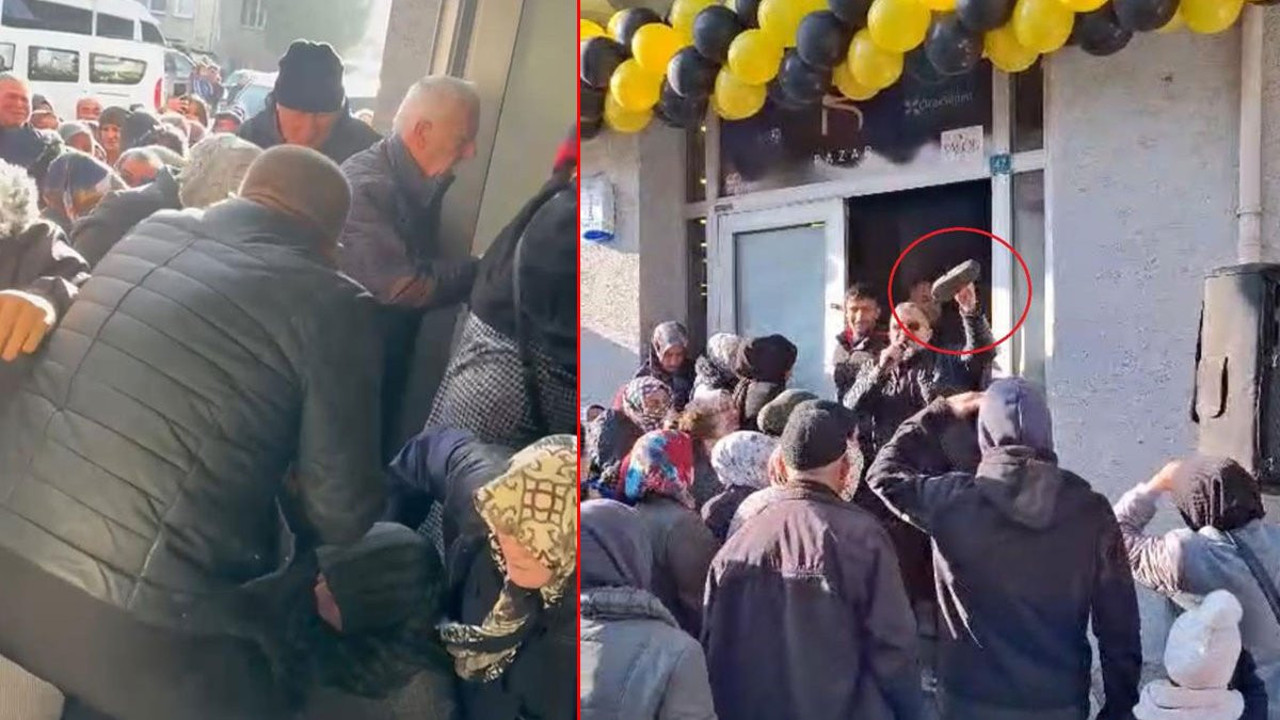 İndirimli satışta büyük rezalet: Birbirlerini ezdiler