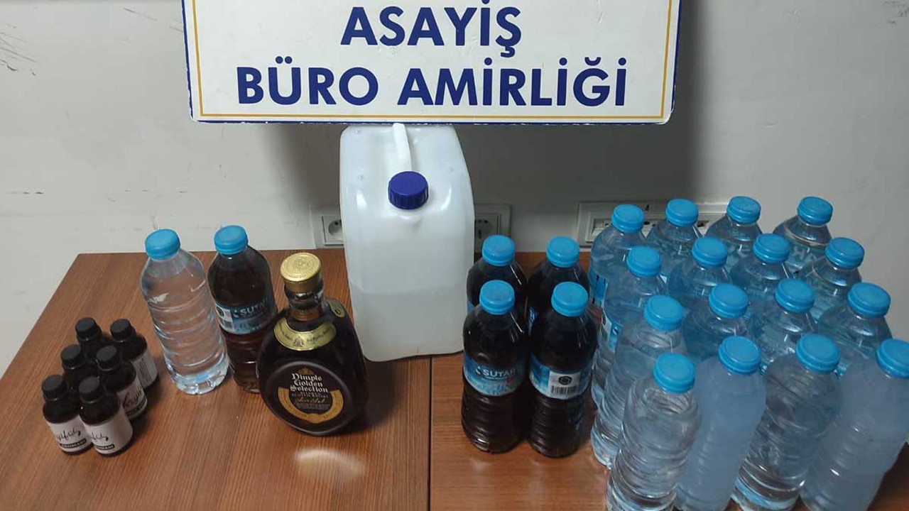 Konya’da sahte alkol operasyonu