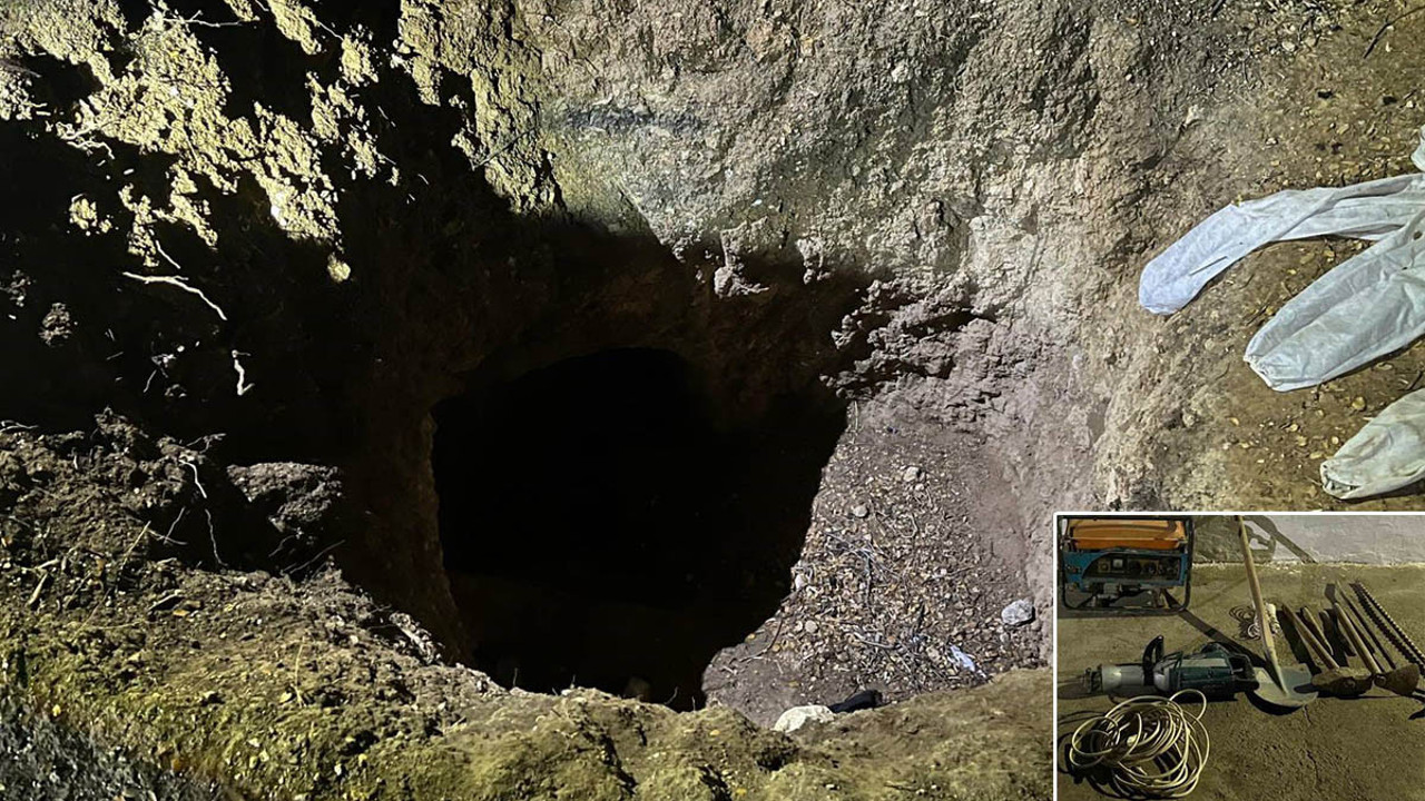 Didim’de defineciler kazdıkları kuyuda yakalandılar