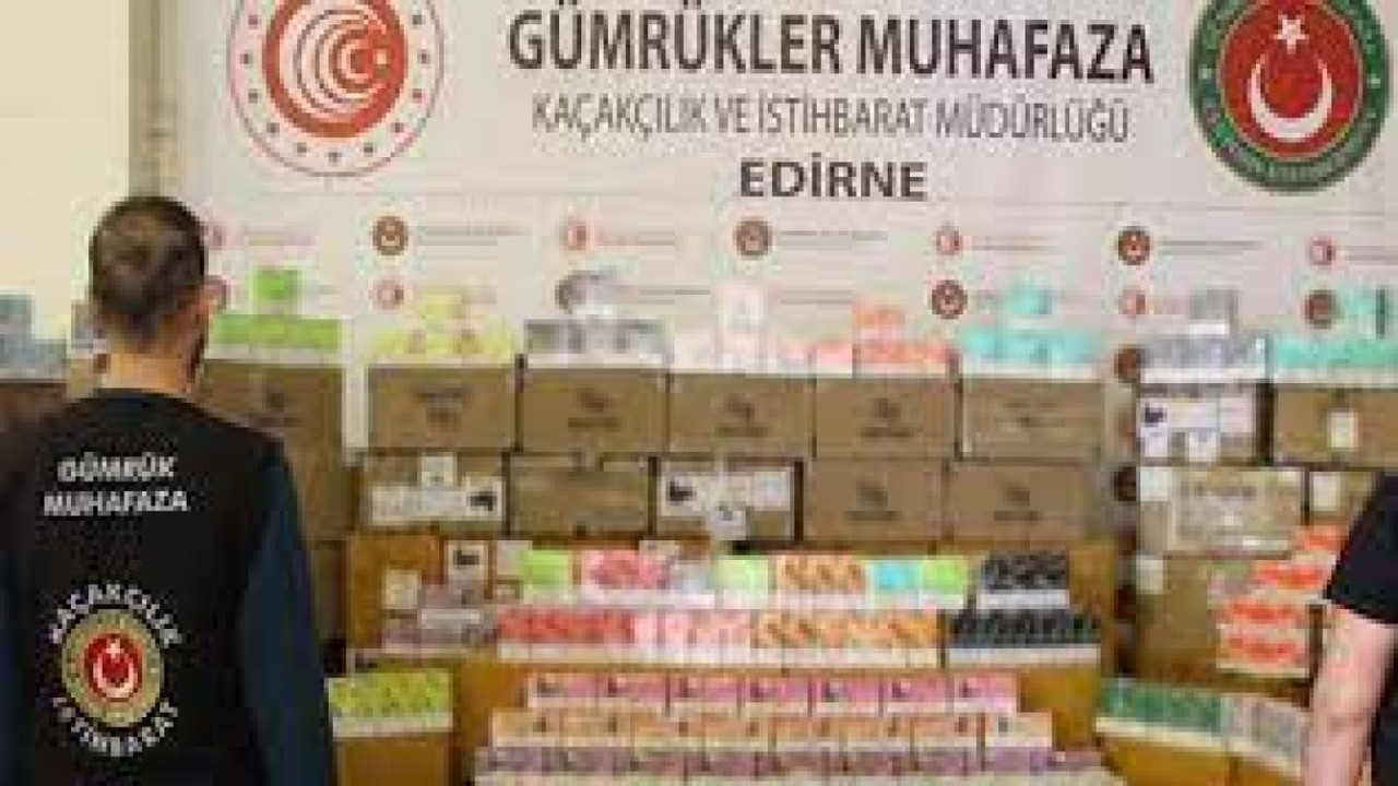 Kapıkule'de 16 bin 500 kaçak elektronik sigara ele geçirildi