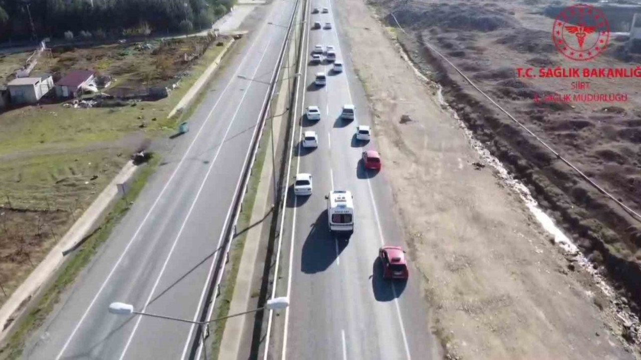 Ambulans geçişleri için fermuar sistemi anlatıldı