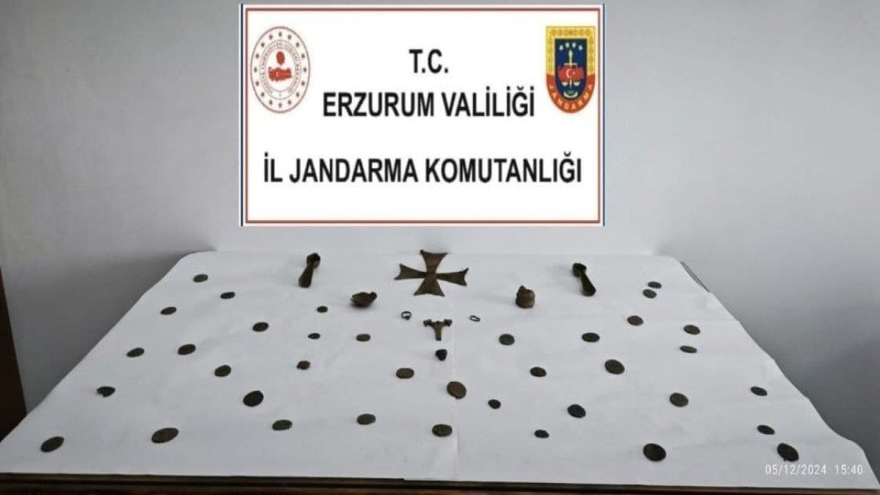 Roma dönemine ait 47 adet tarihi eser ele geçirildi