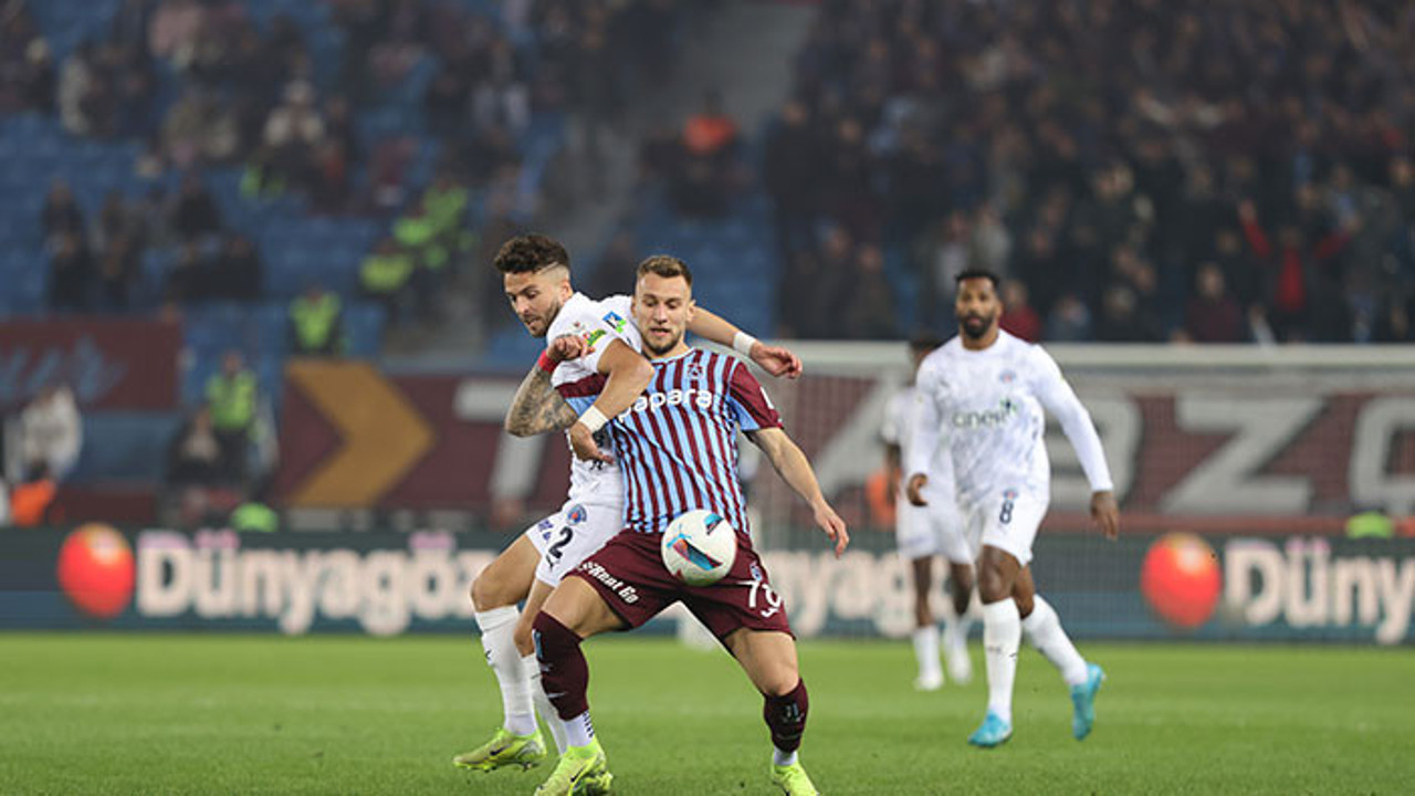 Trabzonspor: 2- Kasımpaşa: 2. Nefes kesen maç sona erdi