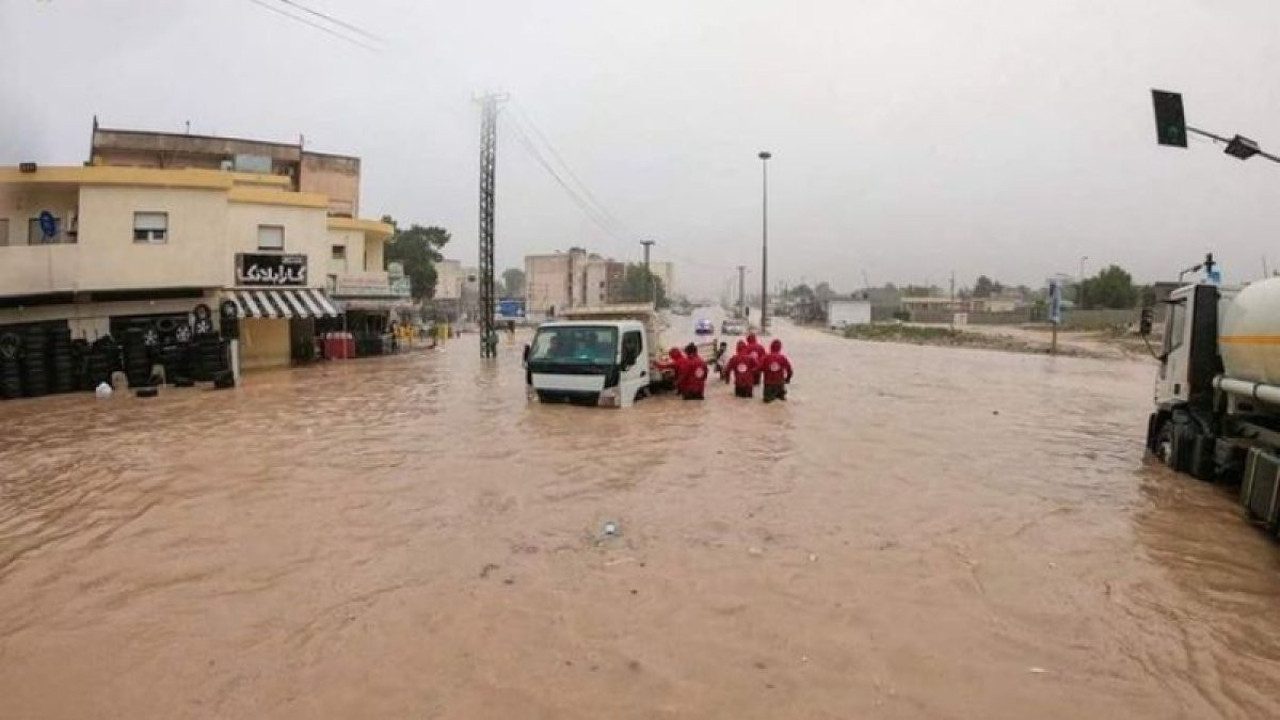 Libya’da şiddetli yağmurların oluşturduğu sel can aldı