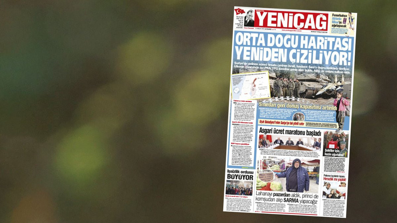 Yeniçağ Gazetesi: Orta Doğu haritası yeniden çiziliyor!