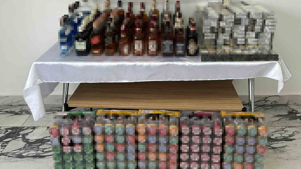 Yetki belgesi olmadan sigara ve alkol satışı yapan büfe kapatıldı