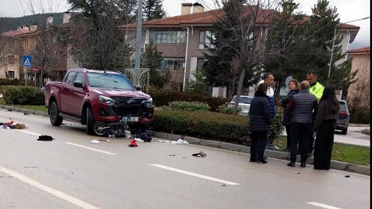 Feci kazada bisiklet sürücüsü kadın hayatını kaybetti