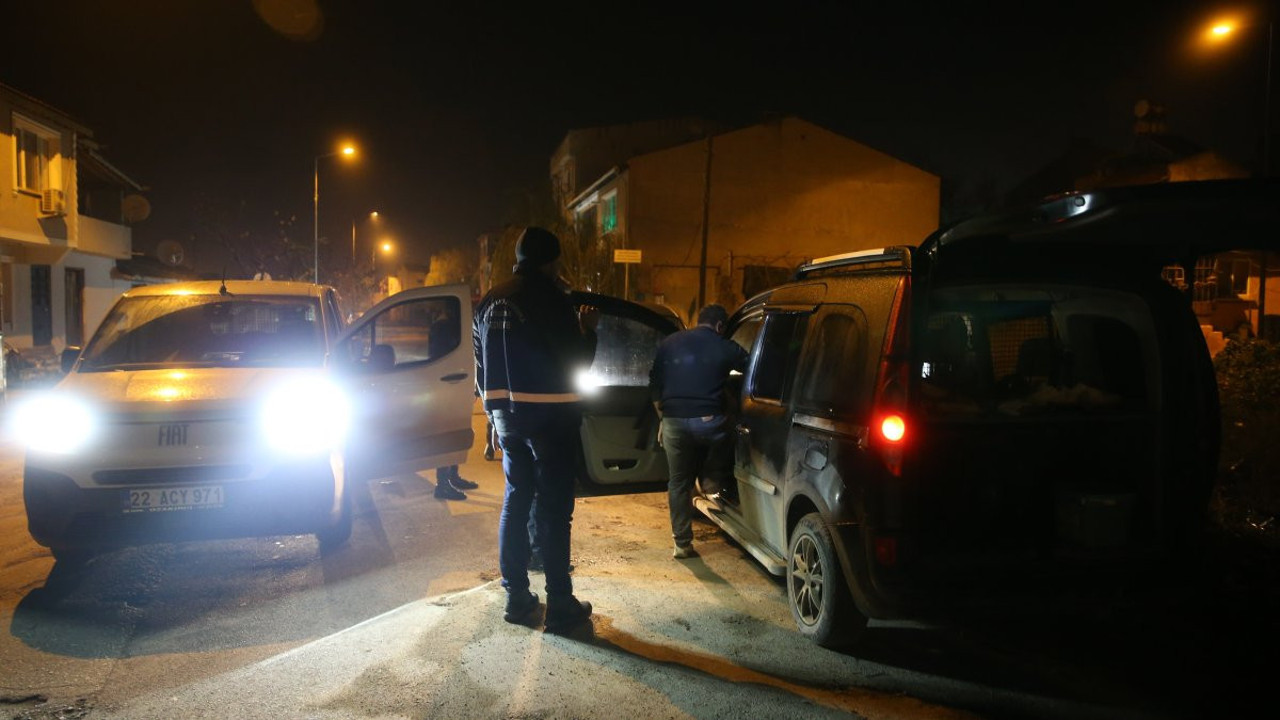 Edirne'de kaçak göçmen operasyonu