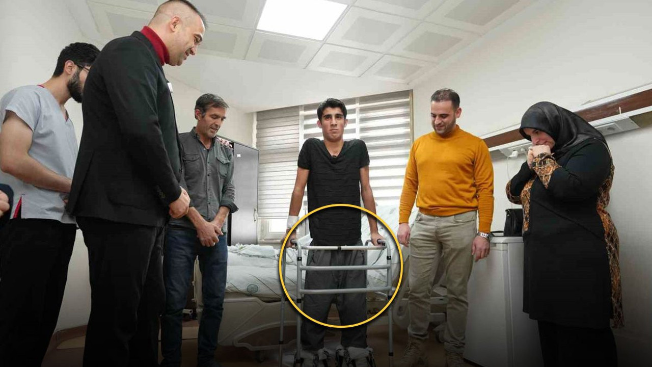 Doğuştan yaşadığı rahatsızlık nedeniyle babasının sırtında bir ömür geçirdi! 17 yıl sonra ilk adım...