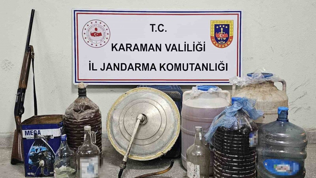 Karaman’da sahte içkiye darbe!