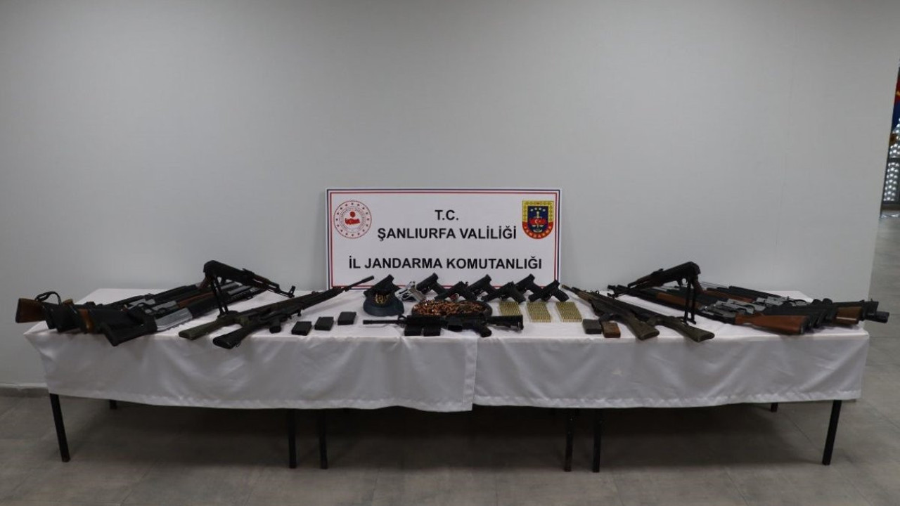 Şanlıurfa’da silah kaçakçılığı operasyonu: 18 gözaltı var