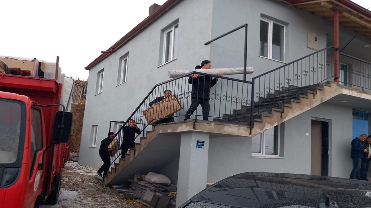 Tüp patlamasında hasar gören ev tamir edilip sahibine teslim edildi