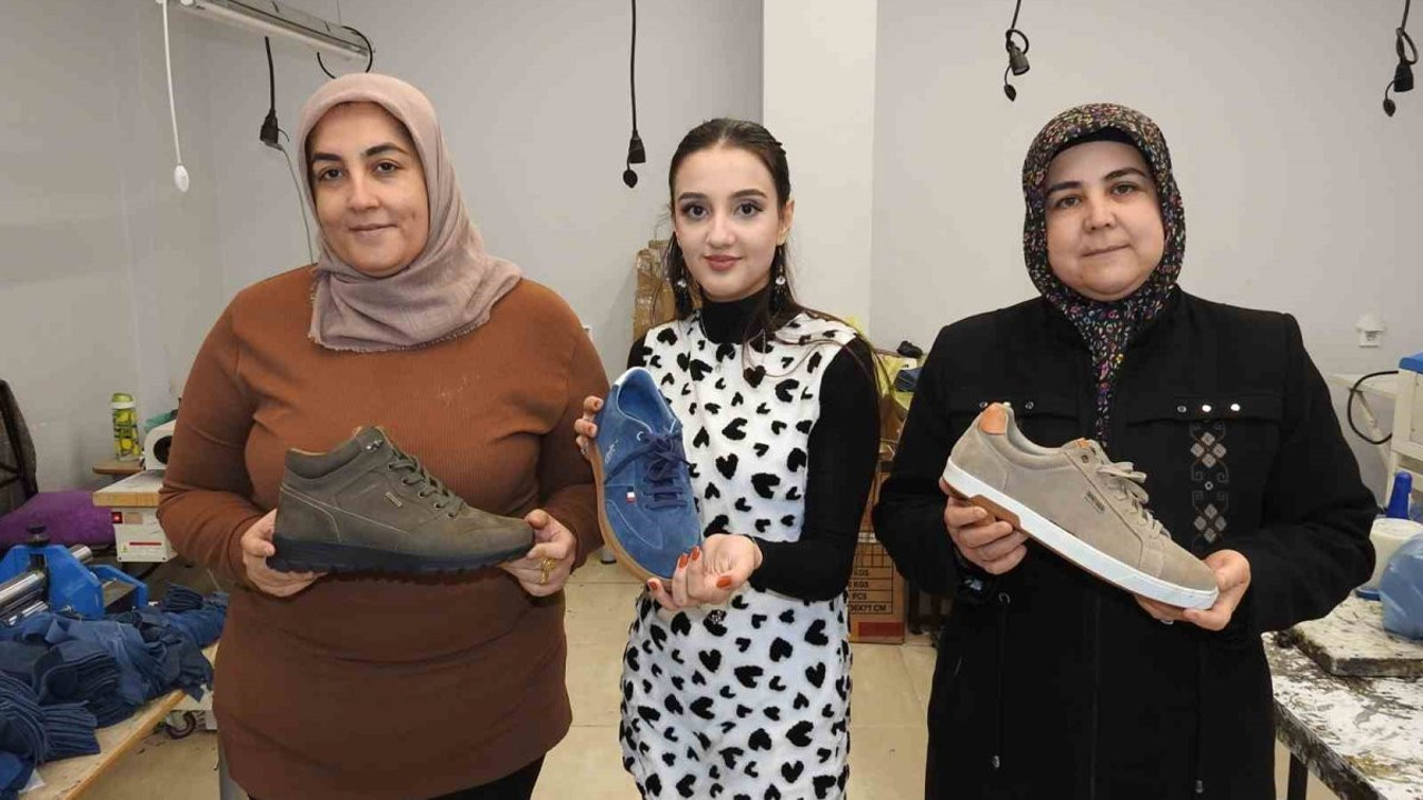 Gaziantepli kadınlar ayakkabı sektörüyle sınırları aştı