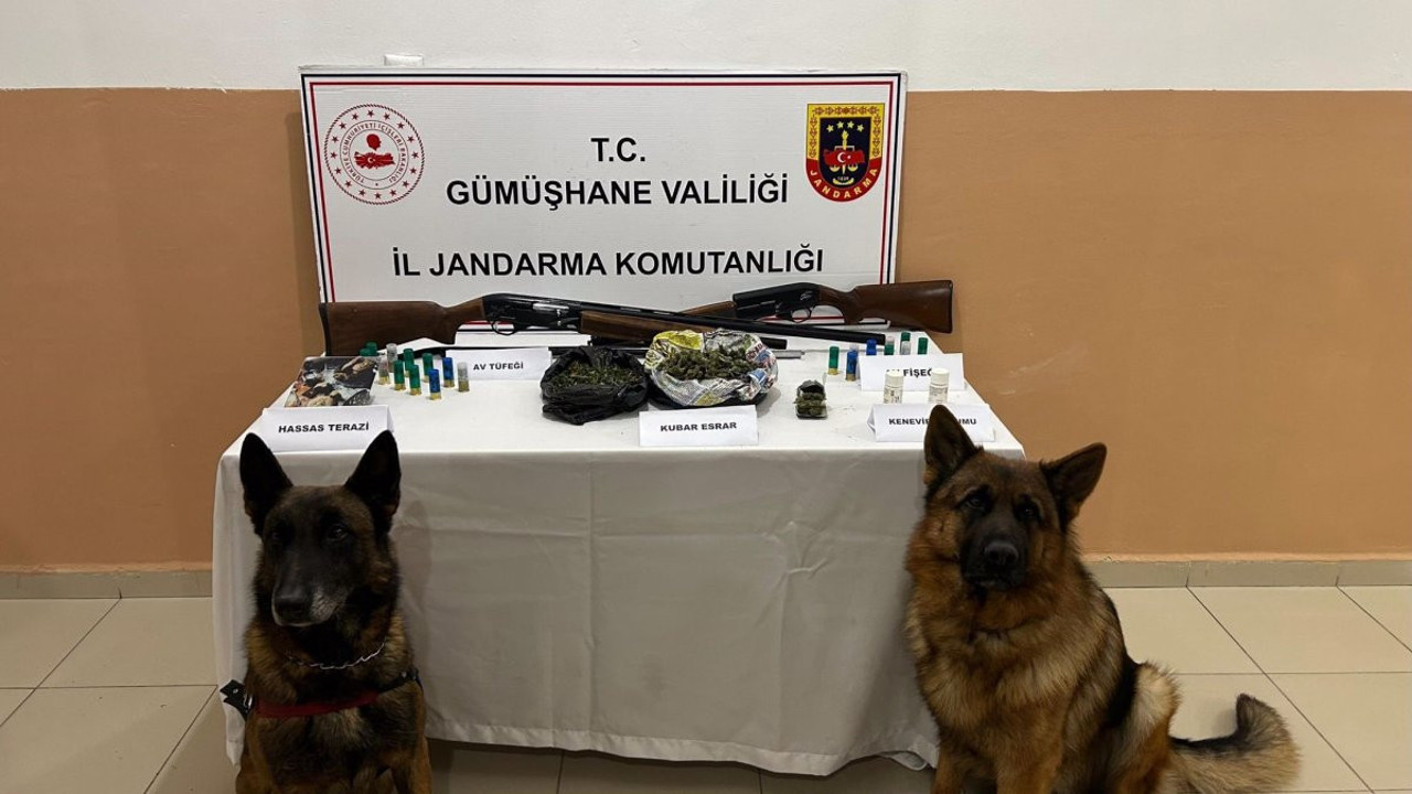 Gümüşhane’de uyuşturucu operasyonu: 2 tutuklama