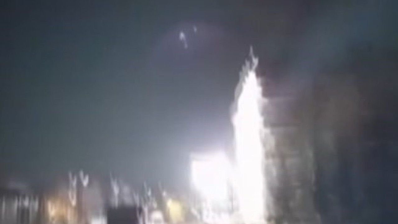 Hatay'da elektrik direklerindeki patlama korkuttu