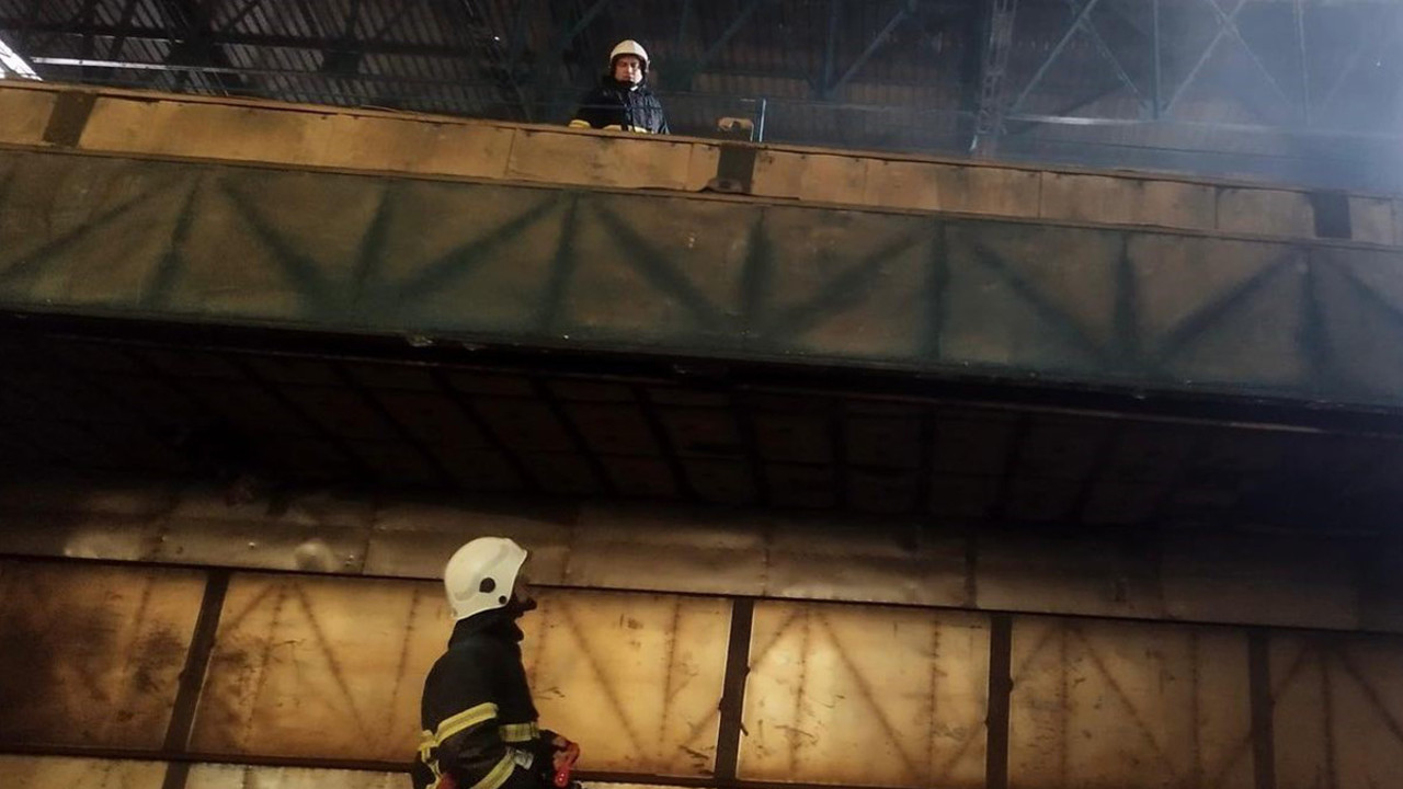 Hatay’da sanayide çıkan yangın korkuttu