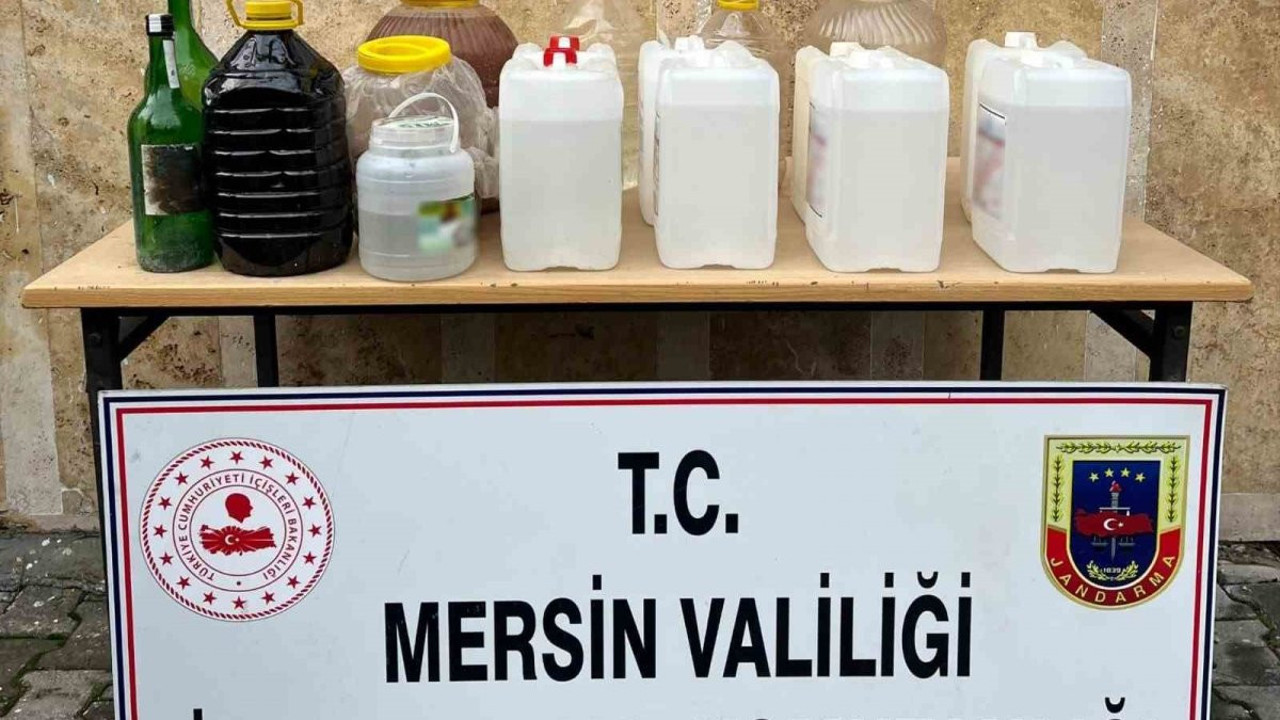 Mersin’de sahte içki operasyonu: 3 kişi yakalandı