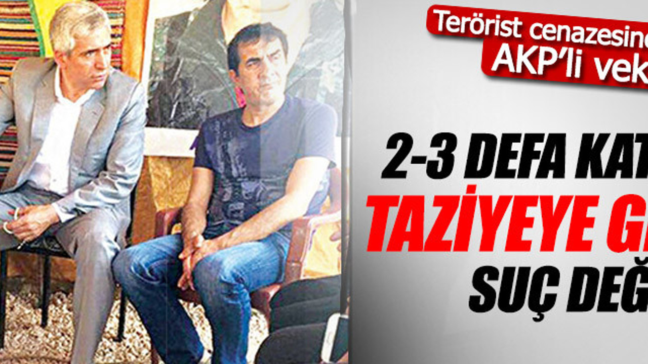 Terörist taziyesine katılan AKP'li Ensarioğlu: "Yaptığım suç değil"