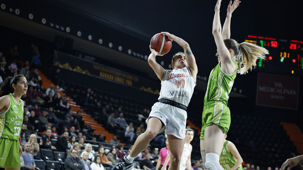 Türkiye Kadınlar Basketbol Süper Ligi: ÇBK Mersin: 83 - Danilos Pizza: 68