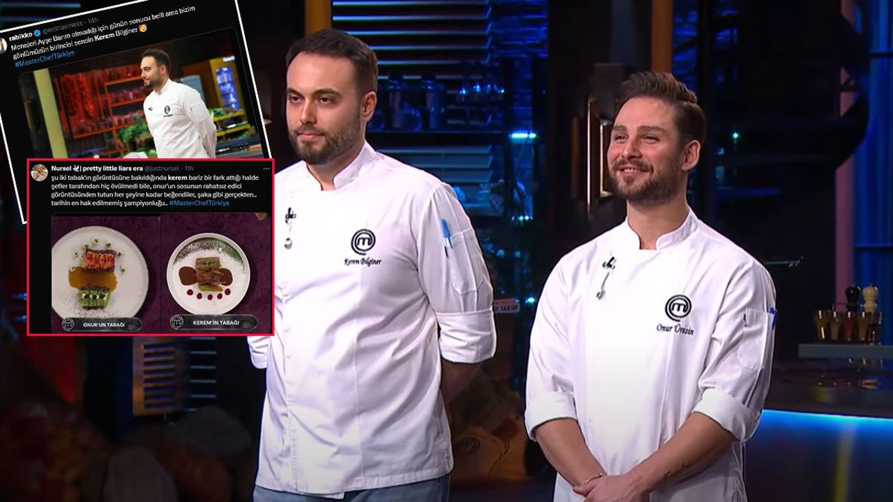 MasterChef'te şampiyon belli oldu... Kerem'in fanları ayaklandı şeflere eleştiri yağdı