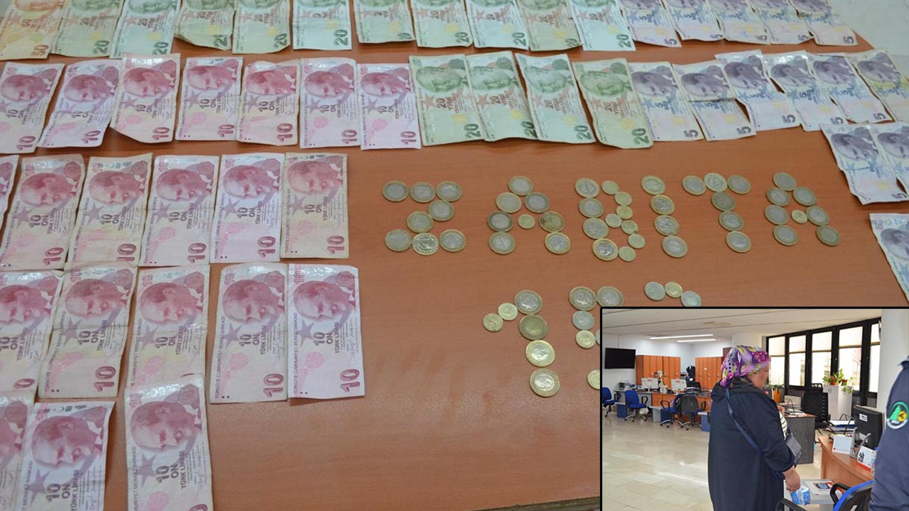 Bolu’da bir dilenci 2 saatte bin 554 lira para toplamış