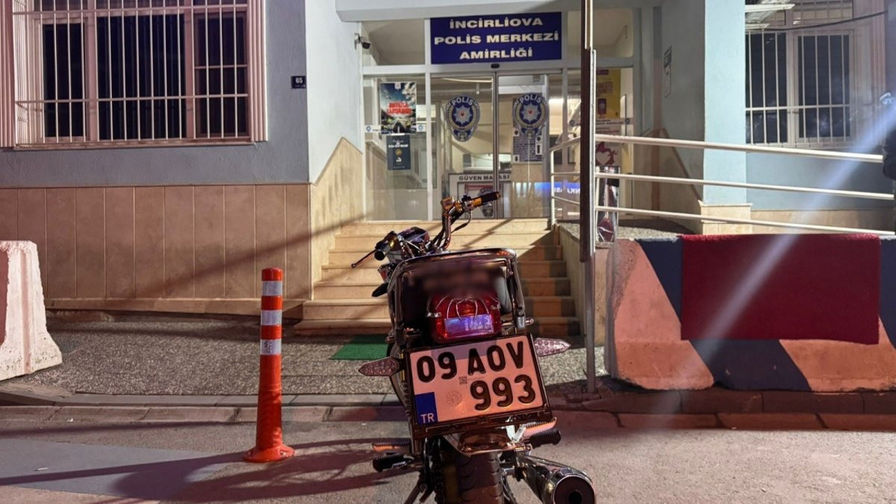 Trafiği tehlikeye sokan motosikletliye 67 bin lira ceza