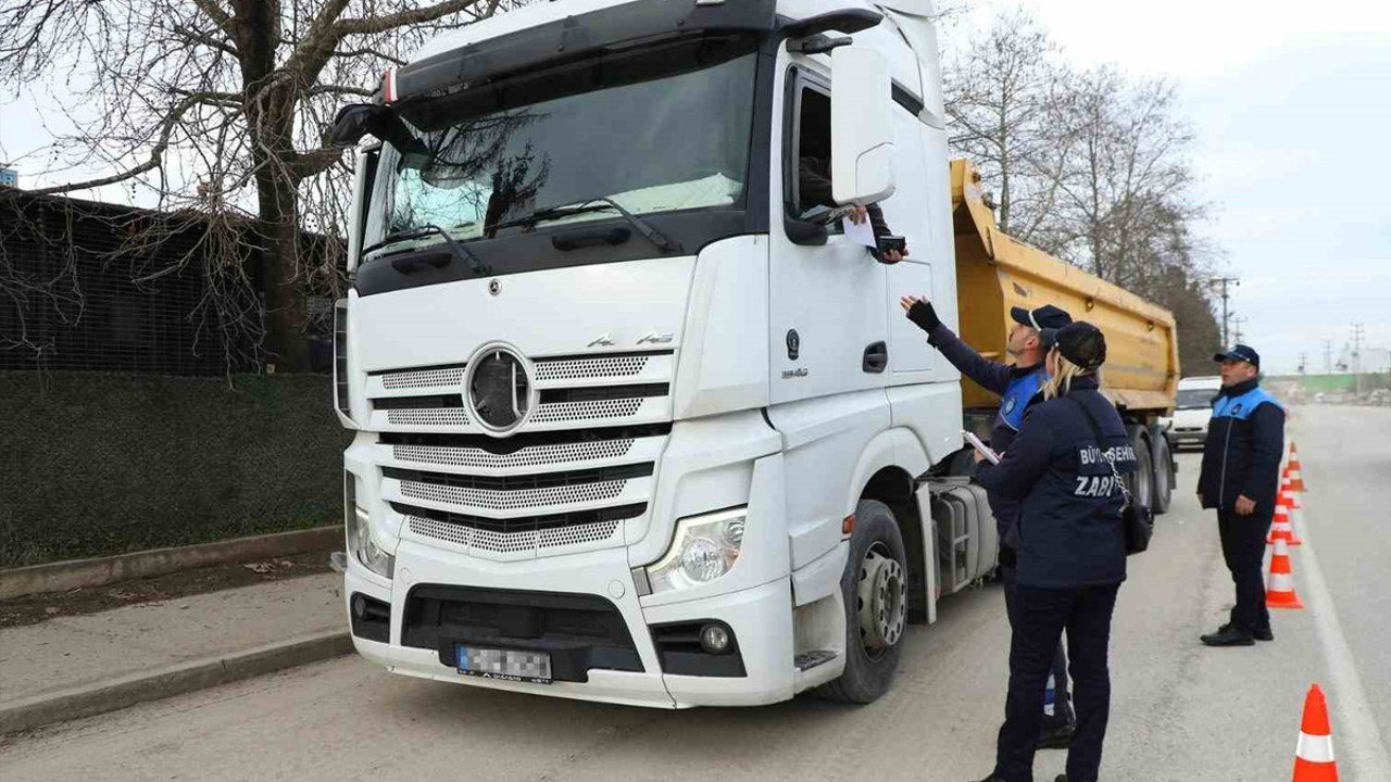 Zabıtadan araç denetimi