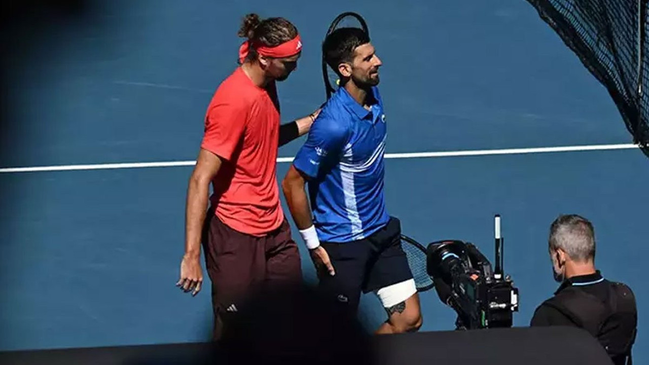 Djokovic sakatlandı, finale Zverev çıktı