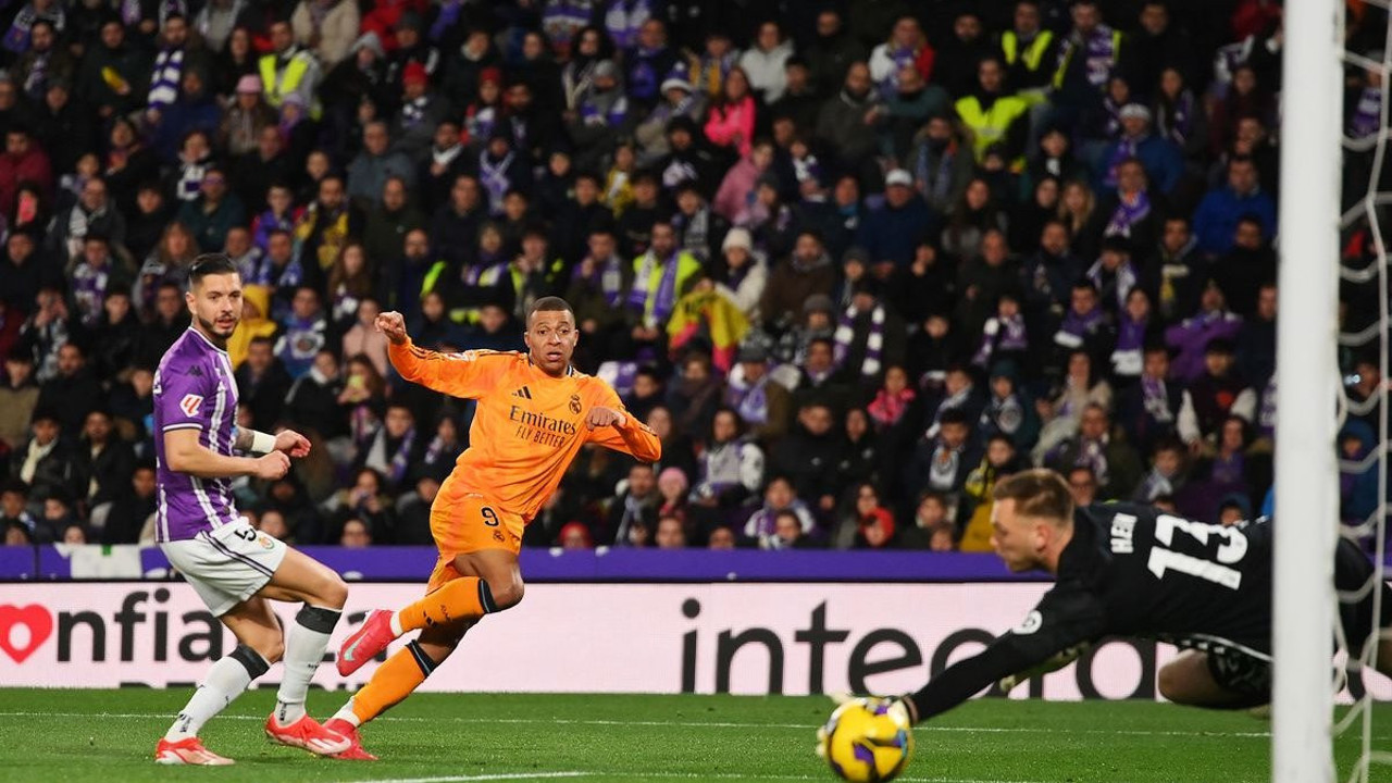 Real Madrid zirveye demirledi: Mbappe 3 - Real Valladolid 0